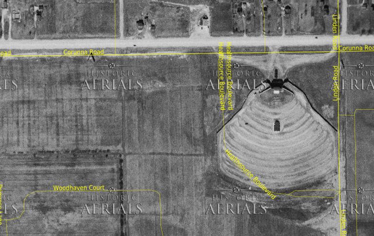 West Side Drive-In Theatre - 1954 Aerial